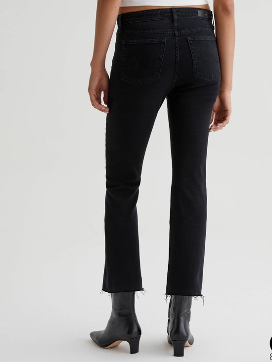 Ag Farrah Boot Crop jeans black sz 31 - Picture 3 of 9